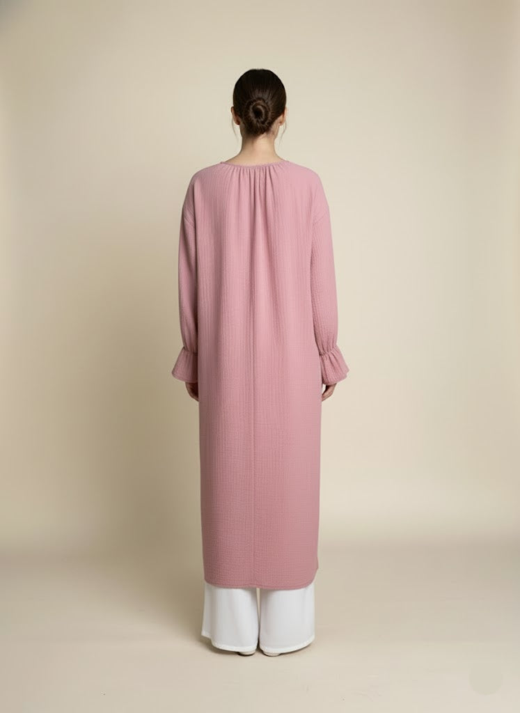 Masooma cotton long modest tunic (2 Colors)