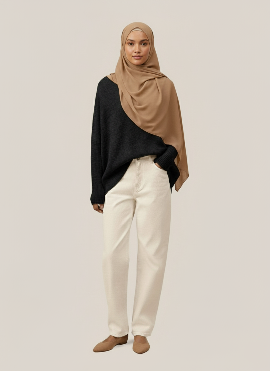 Zendaya Knitted Top-Round neck (4 Colors)