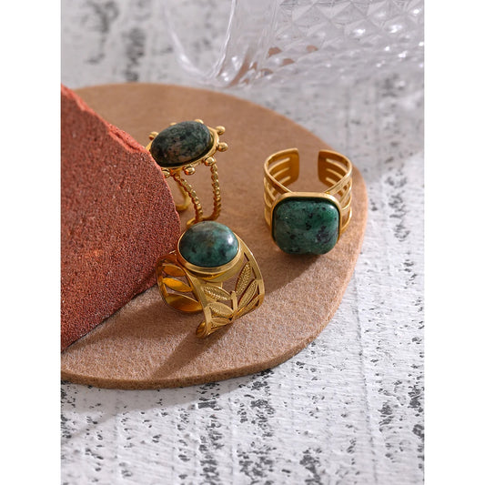 Bailey Turquoise Opening Ring (4 Pattern)