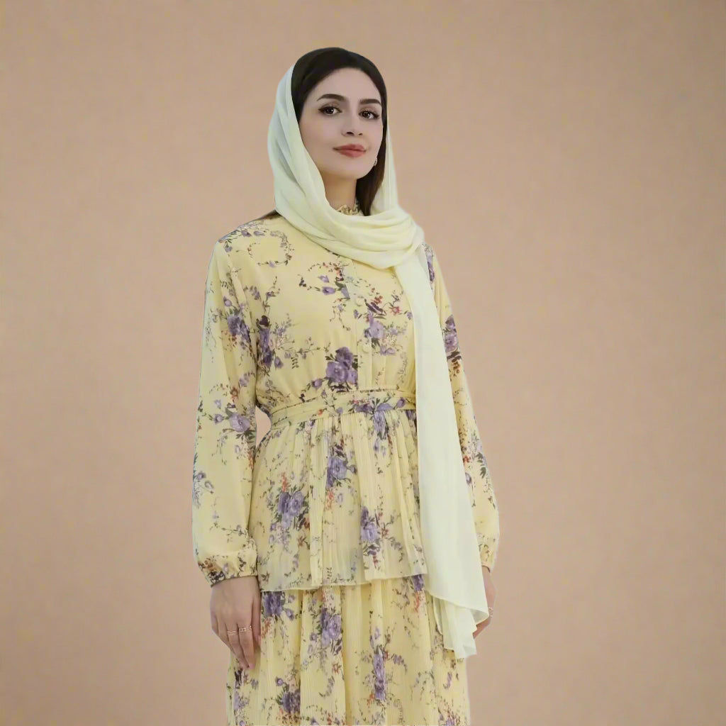 Omera fully lined modest dress (2 colors)