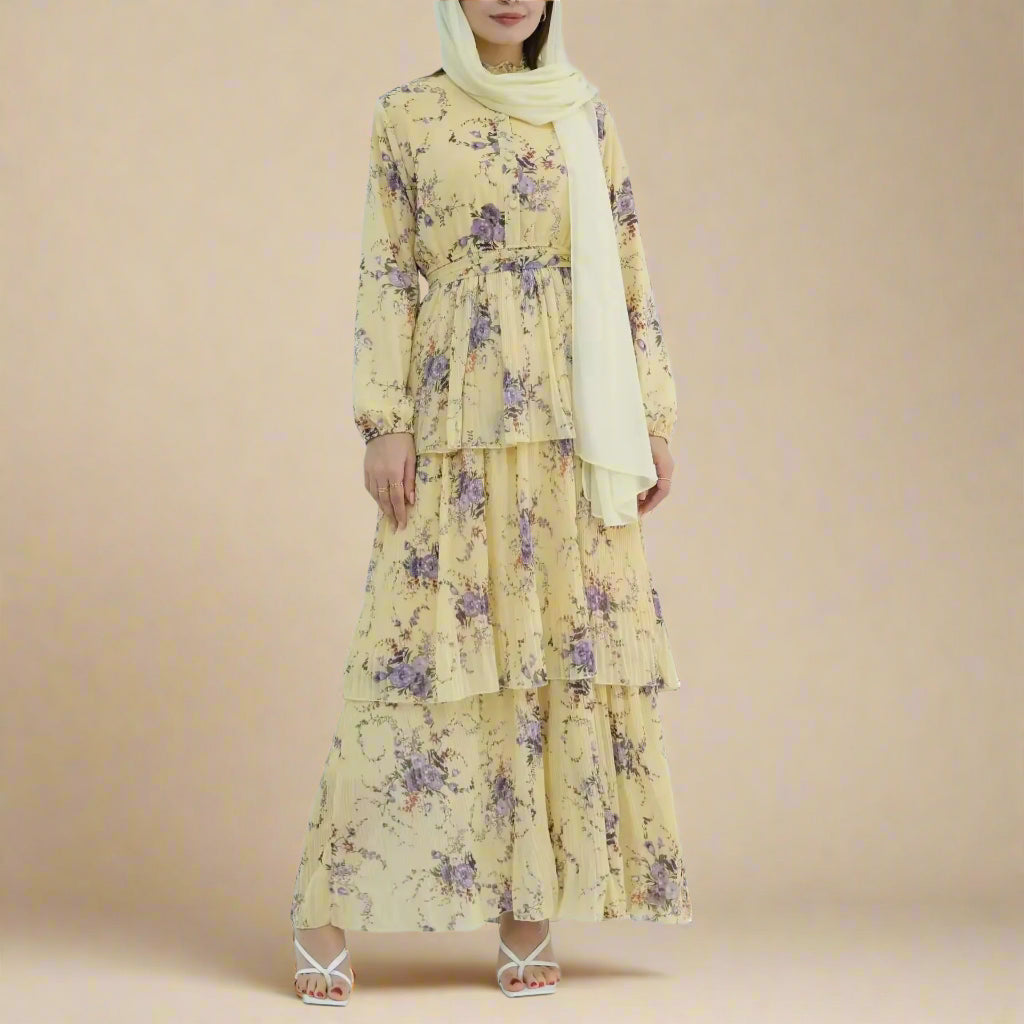 Omera fully lined modest dress (2 colors)