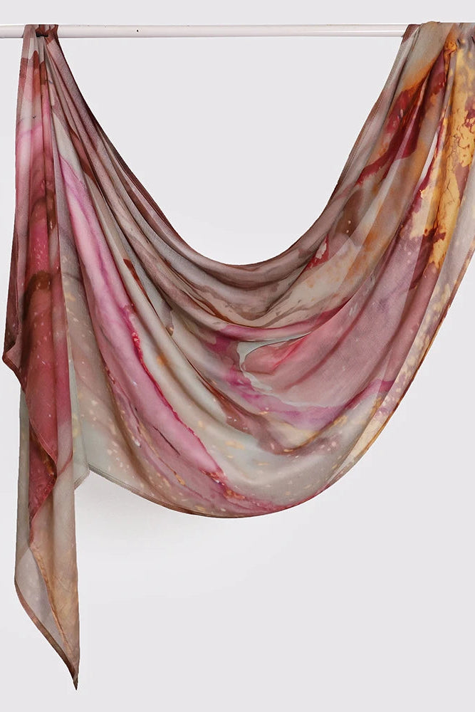 Watercolor Print Modal hijabs(15 Colors)