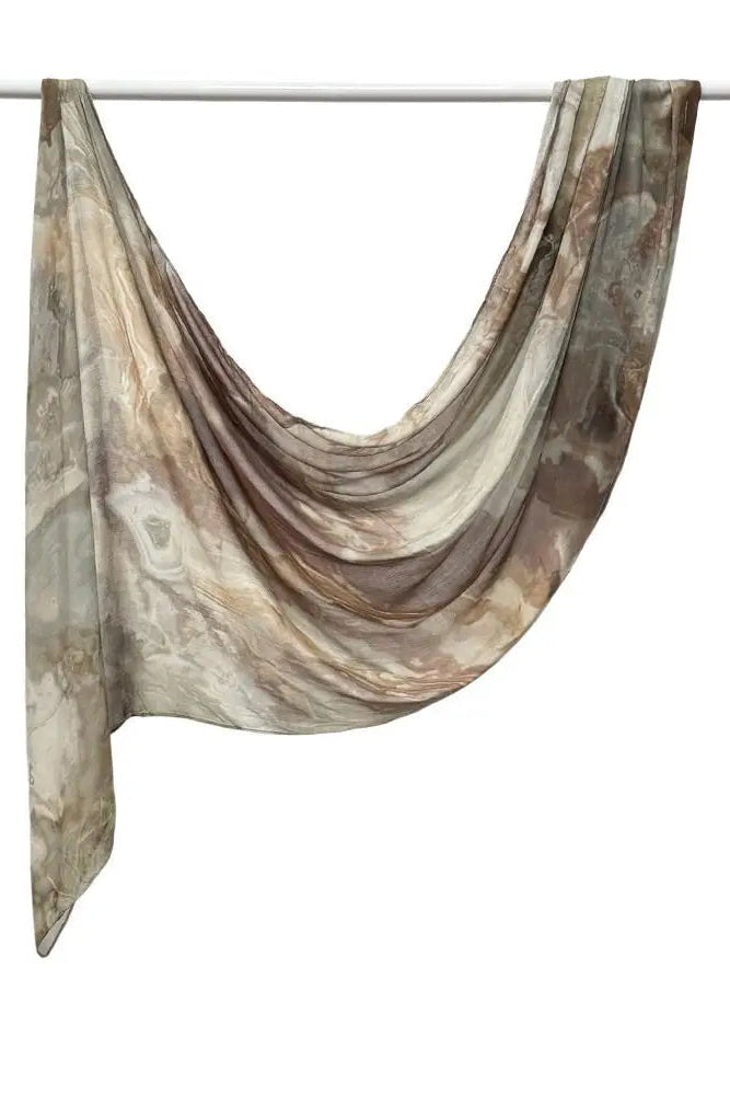 Wrinkle proof viscose blend printed hijabs