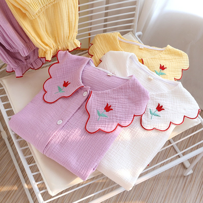 Fareeda Pajama set(4 Colors )