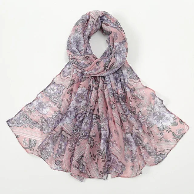 Anabia Printed viscose hijabs(6 Colors)