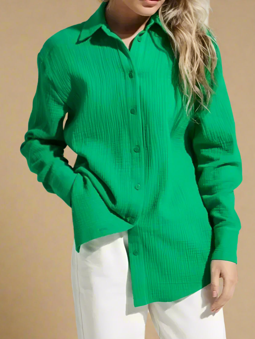 Viyana Modest Muslin Cotton shirt (7 Colors)