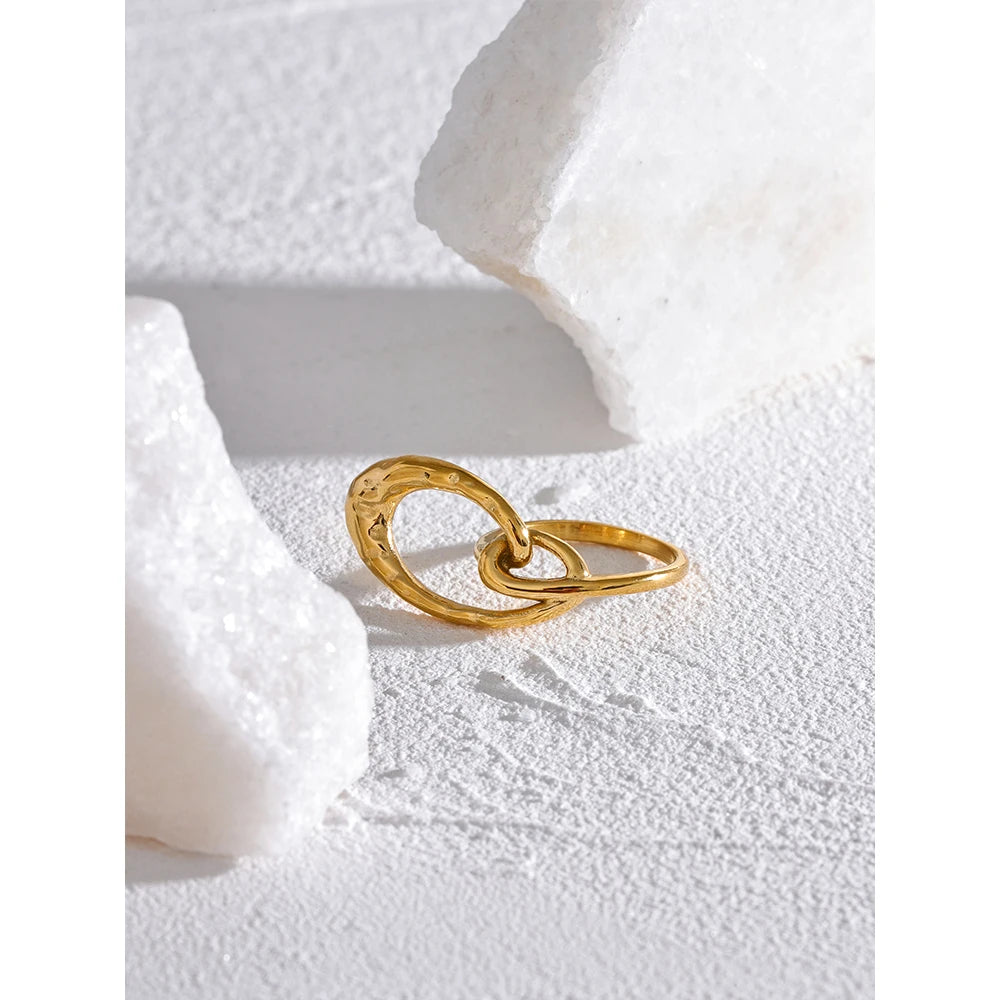 Alaia Irregular Geometric Ring(2 Colors)