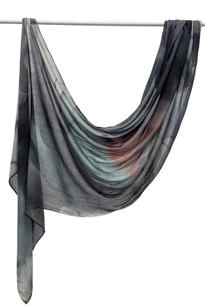 Wrinkle proof viscose blend printed hijabs