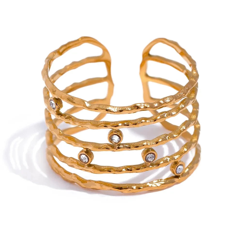 Ember Adjustable Layered Ring