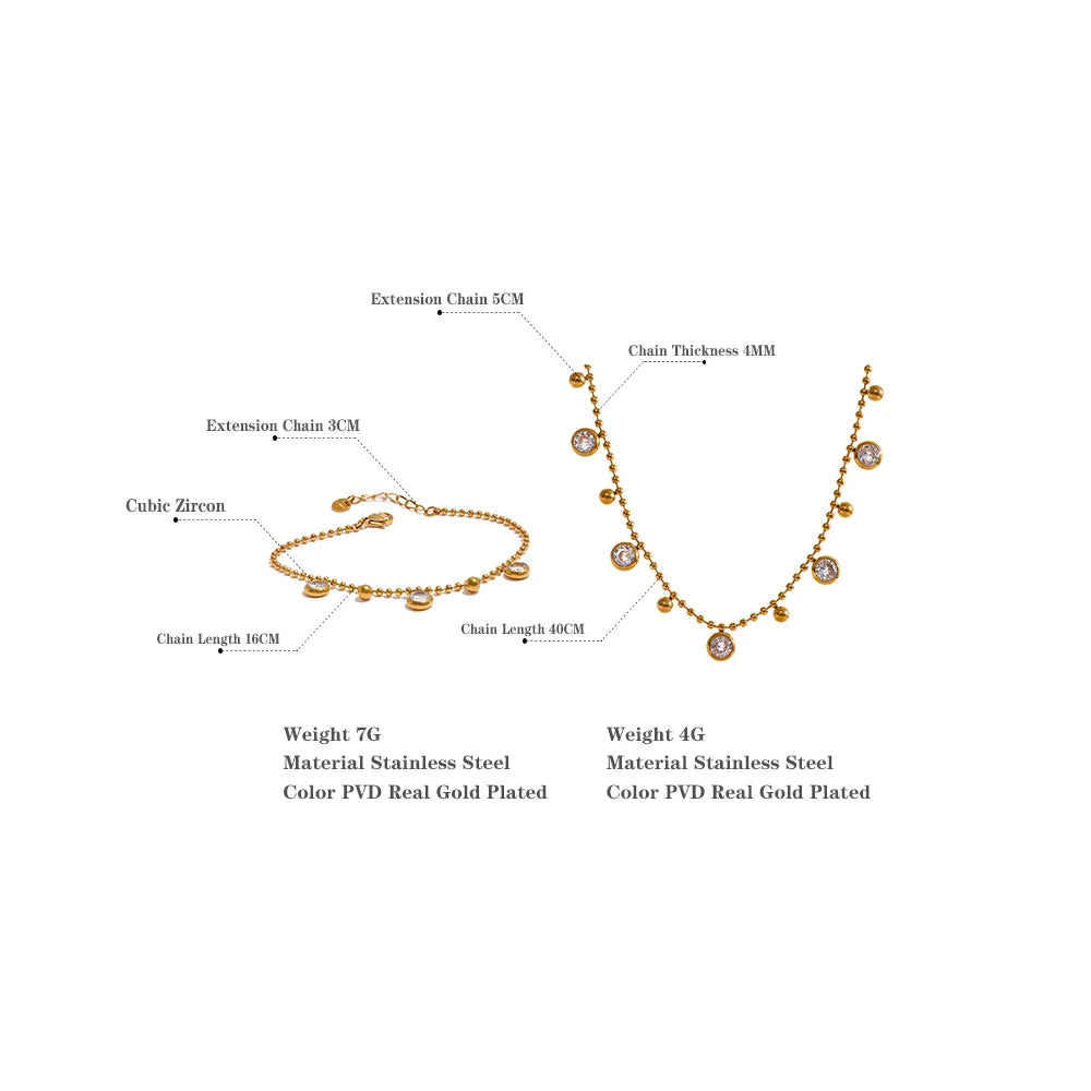 Genesis Chain+ Bracelet(3 Colors)