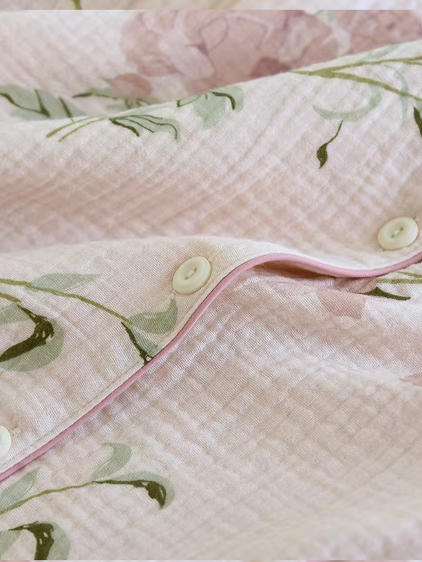 Blush Bloom Cotton Lounge Set
