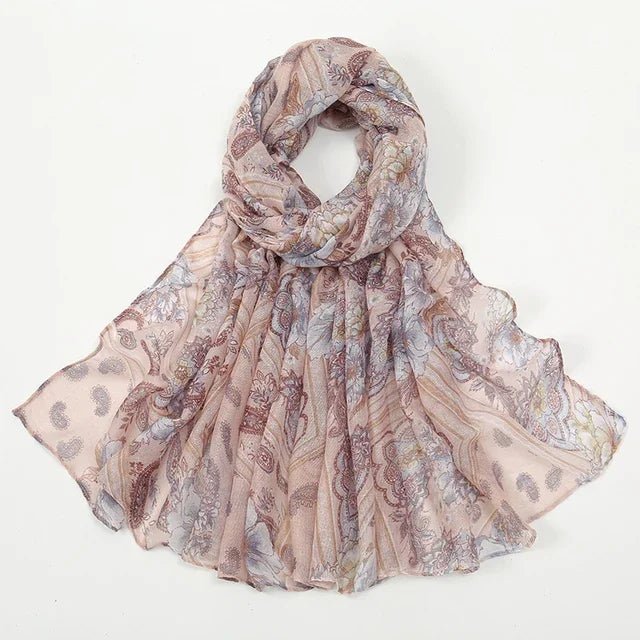 Anabia Printed viscose hijabs(6 Colors)