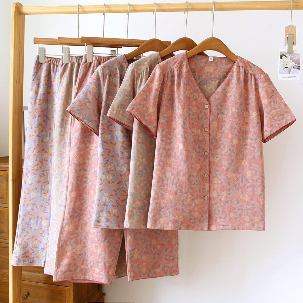 Valerie Short Sleeved Pajamas (11 colors)