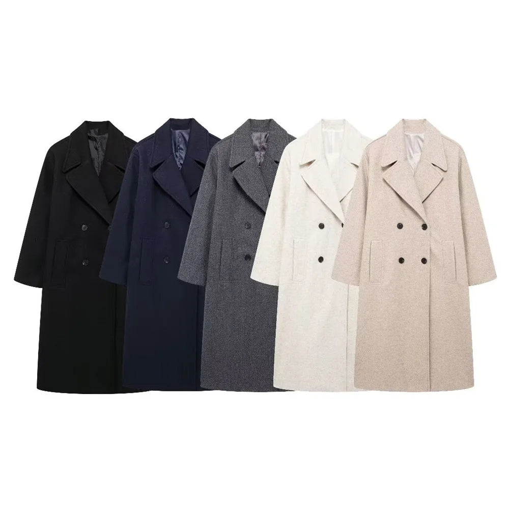 Lujain double breasted jacket(7 Colors)