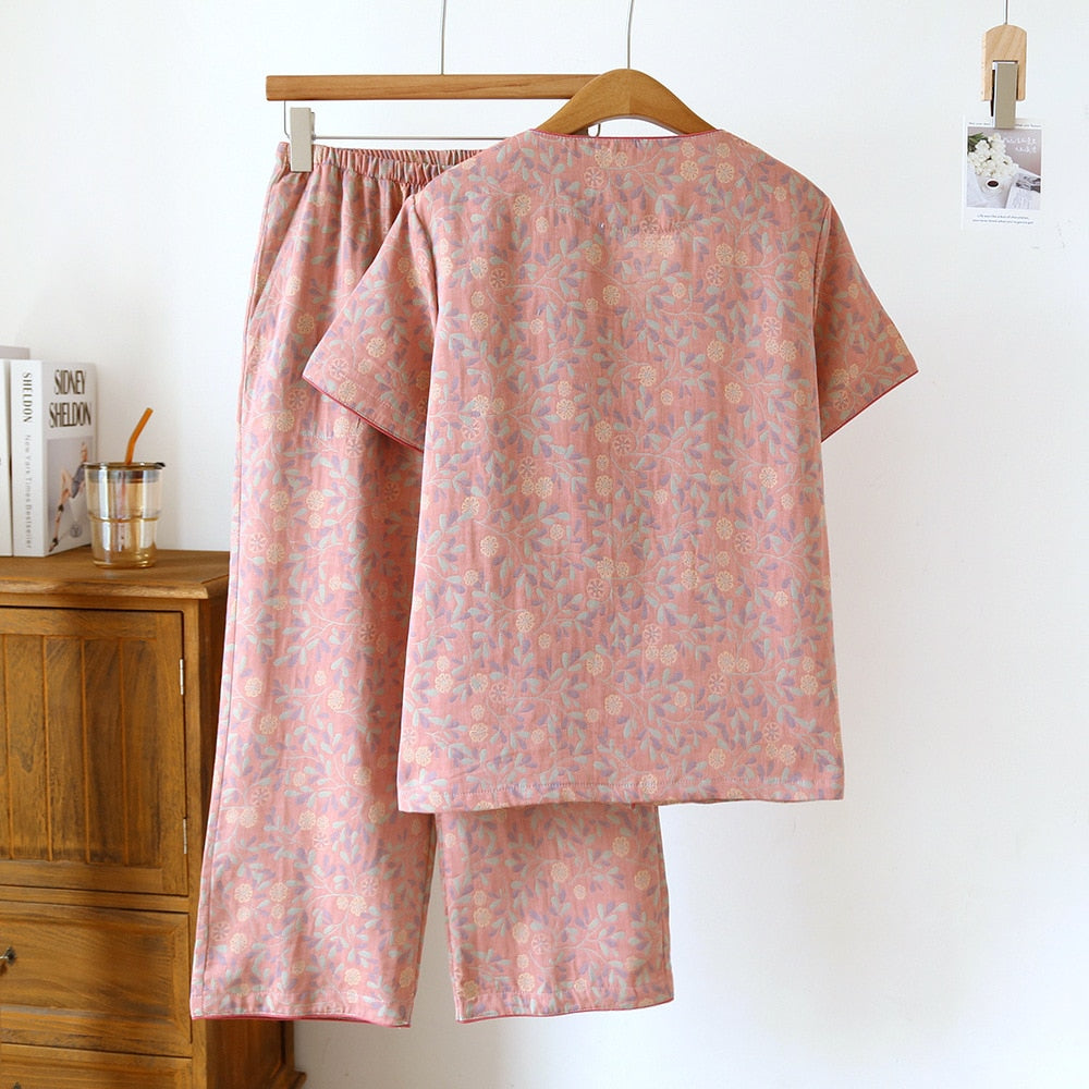 Valerie Short Sleeved Pajamas (11 colors)