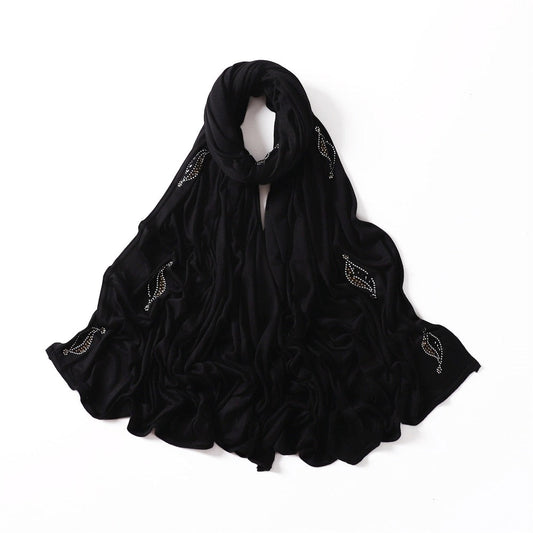Lorelai Jersey Hijabs-Leaf design(12 Colors)