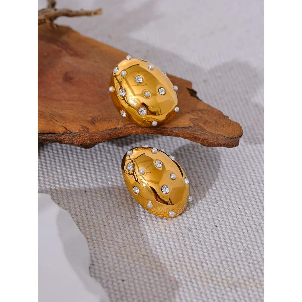 Alani Pearls Zircon Earrings