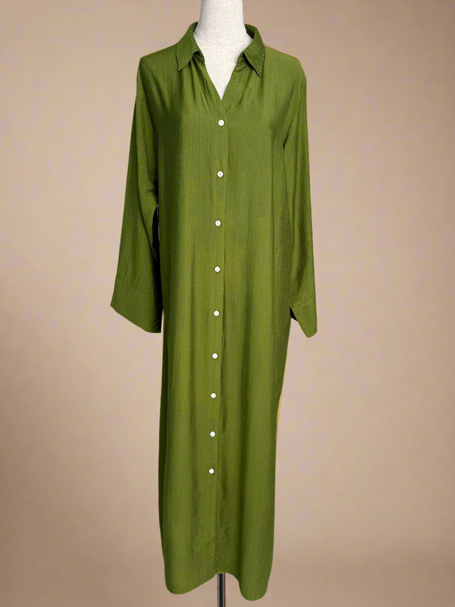 Hanan abaya shirt dress