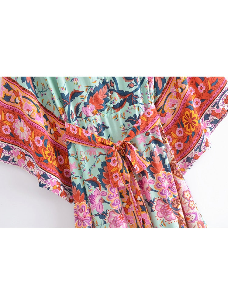 Monera Floral Print Dress