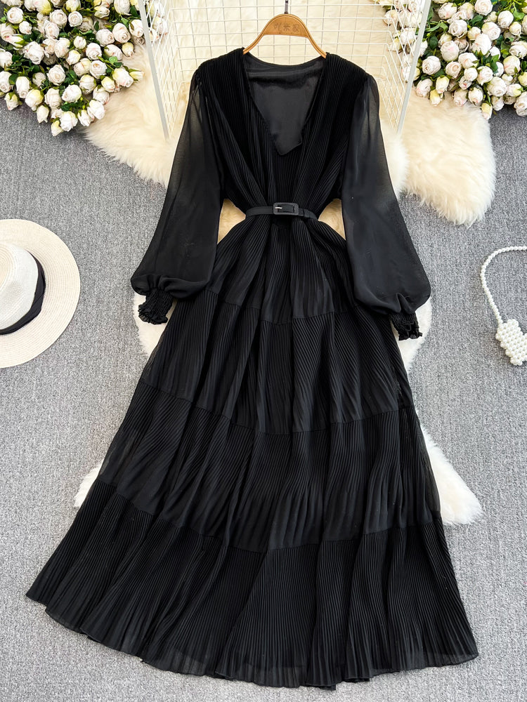 Ishwa Draped Long Dress(6 Colors)