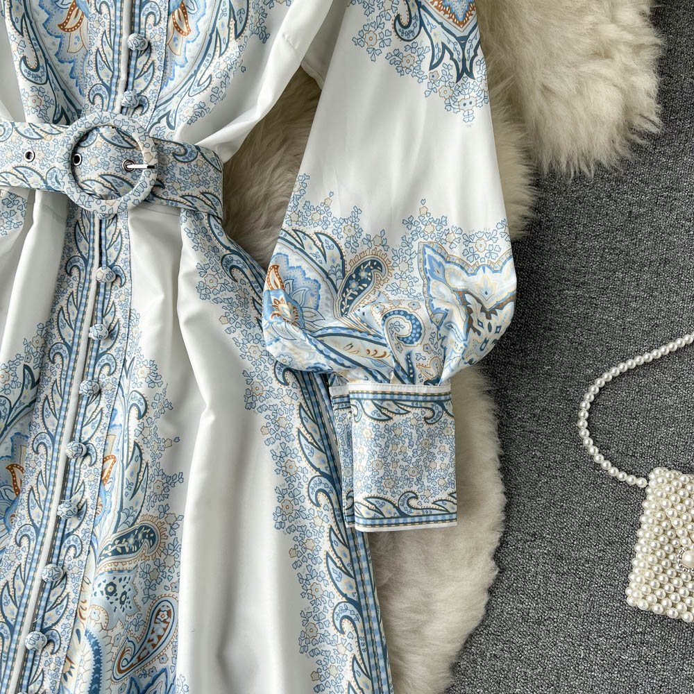 Laria Vintage Print Dress(2 Colors)
