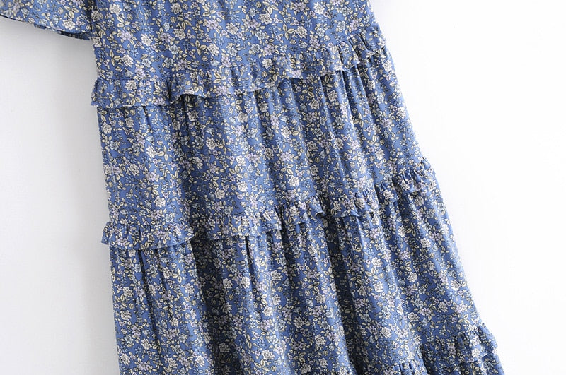 Zaiba Ruffled Beach Bohemian Ethnic Wear