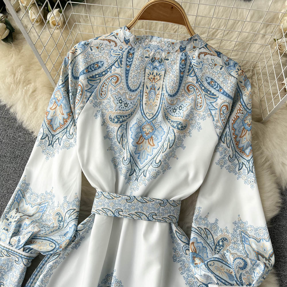 Laria Vintage Print Dress(2 Colors)