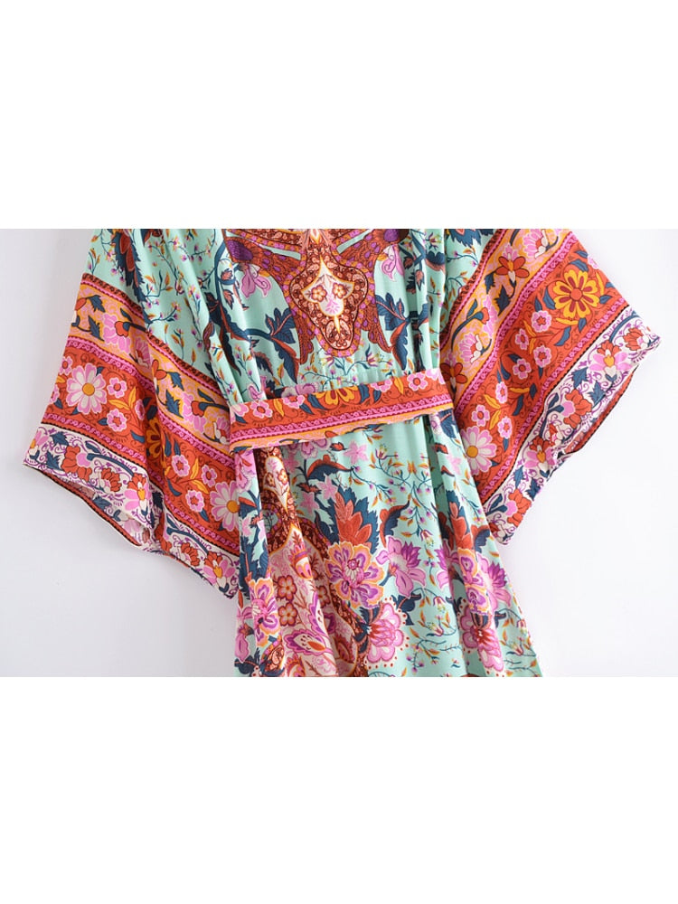 Monera Floral Print Dress