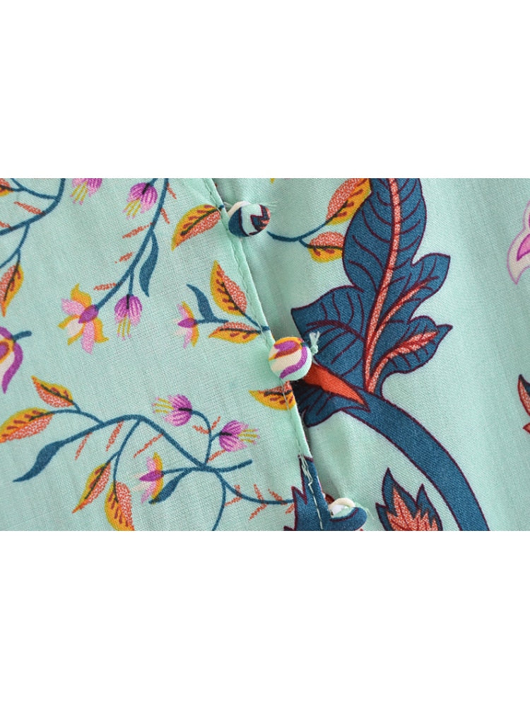 Monera Floral Print Dress