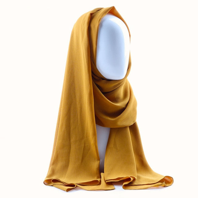 Crepe Chiffon Hijab (26 colors)