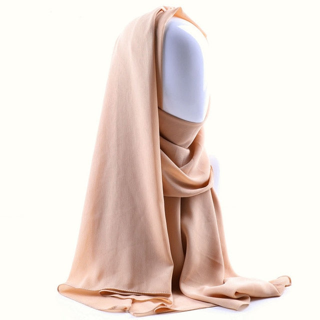 Crepe Chiffon Hijab (26 colors)