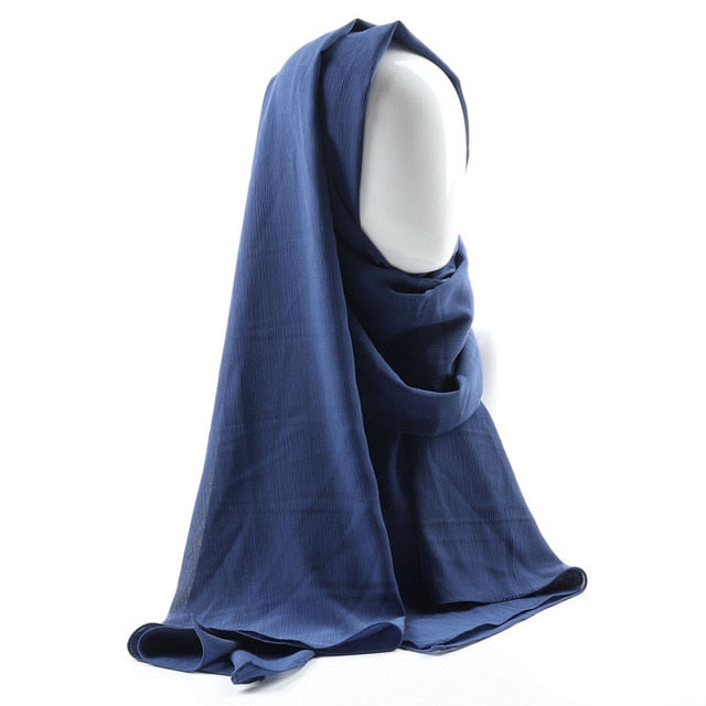 Crepe Chiffon Hijab (26 colors)
