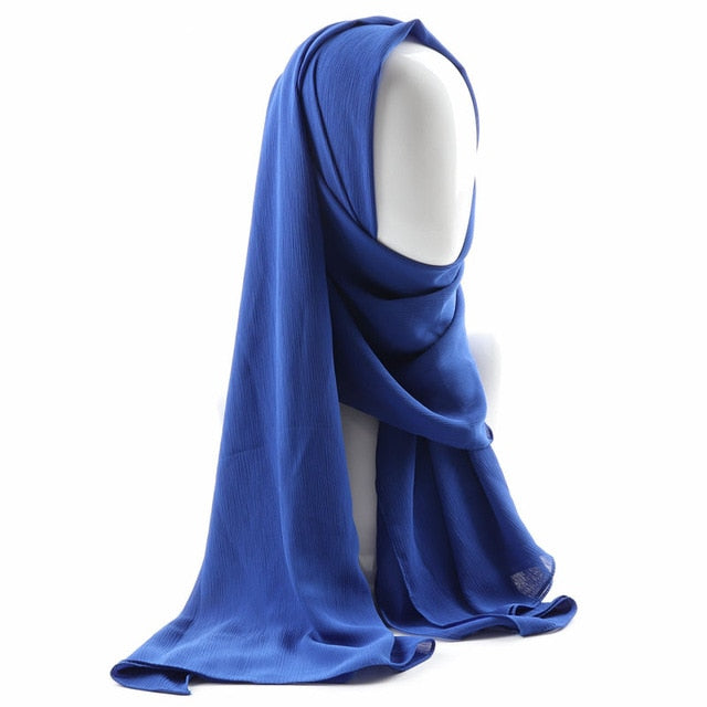 Crepe Chiffon Hijab (26 colors)