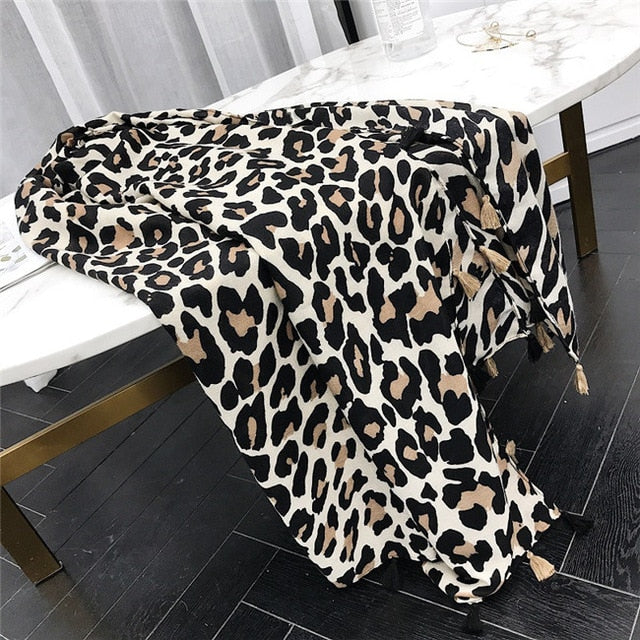 Leopard Hijab(13 colors)