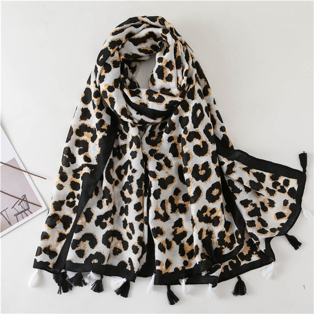 Leopard Hijab(13 colors)
