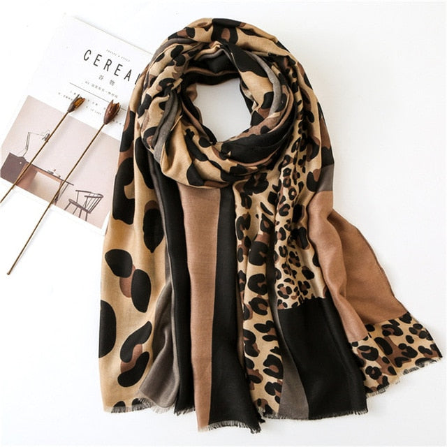 Leopard Hijab(13 colors)