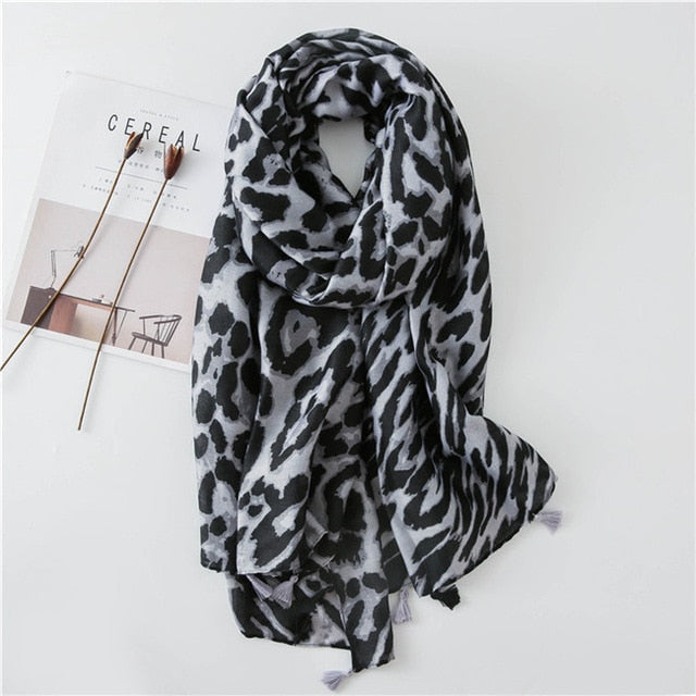 Leopard Hijab(13 colors)