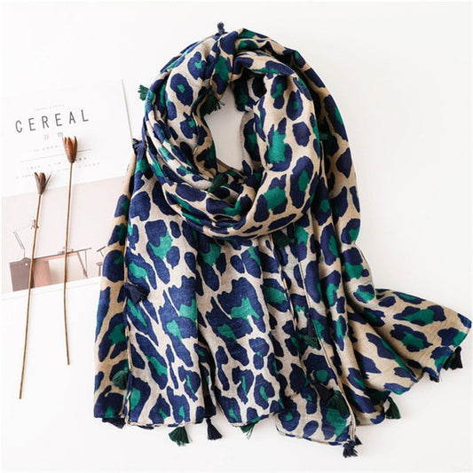 Leopard Hijab(13 colors)