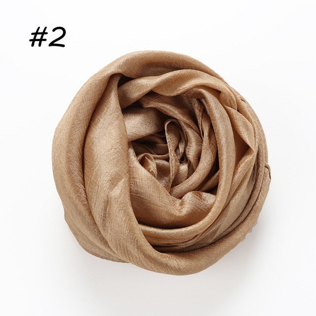 Linen Silk Hijab (30 Colors)