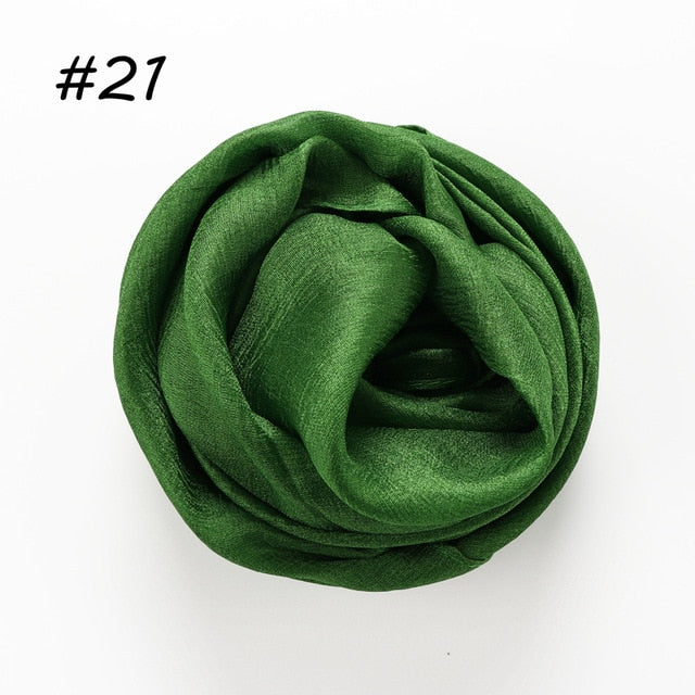Linen Silk Hijab (30 Colors)