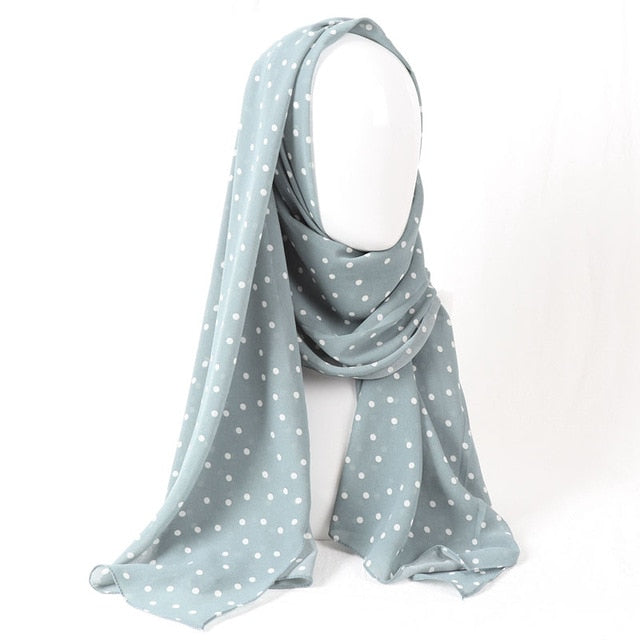 Printed Chiffon Hijab (29 patterns)