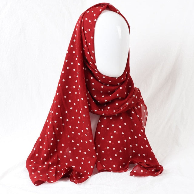 Printed Chiffon Hijab (29 patterns)