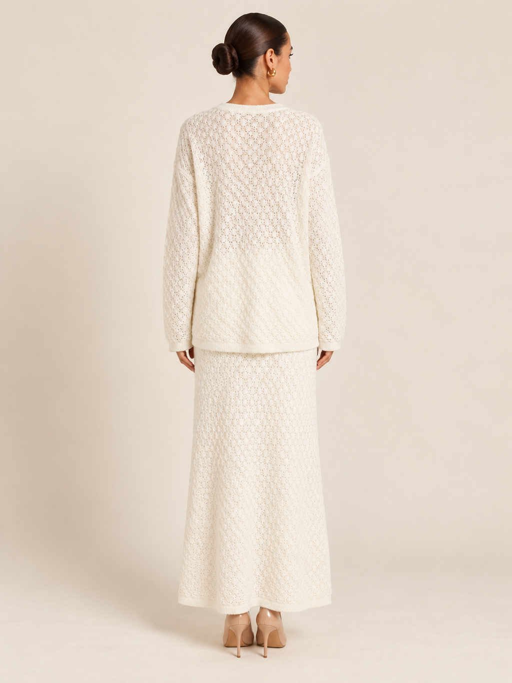 Inaya PullOver top & Skirt Set