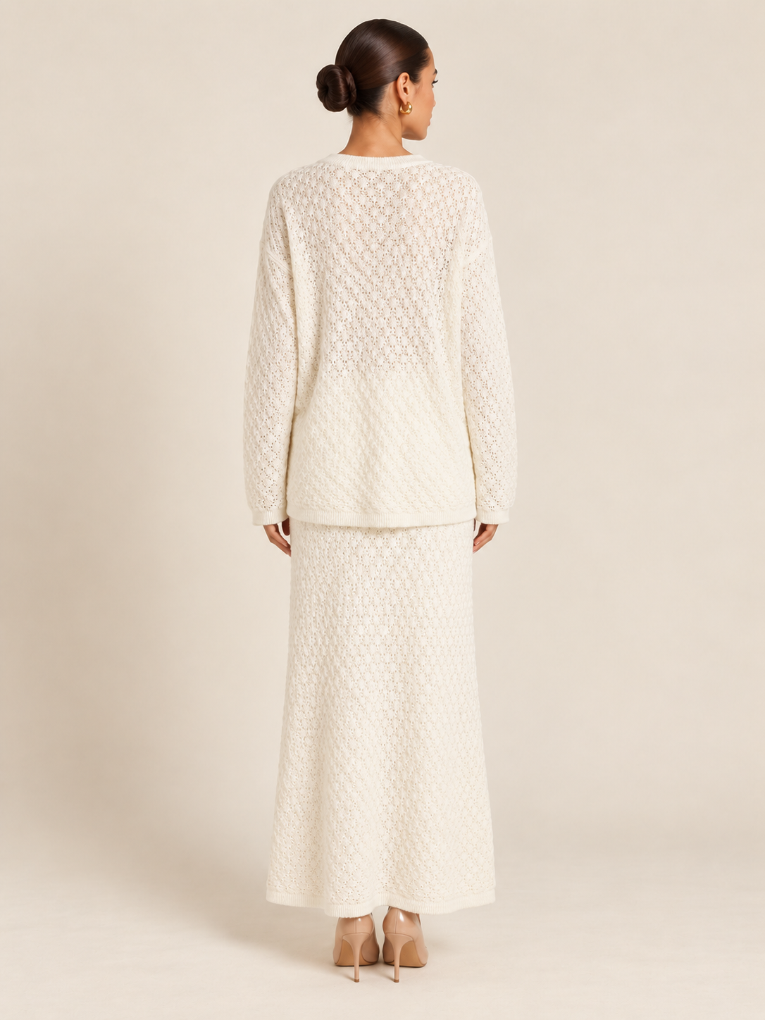 Inaya PullOver top & Skirt Set