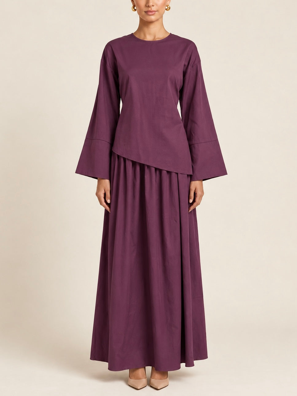 Maqboola Two piece skirt set (6 Colors)
