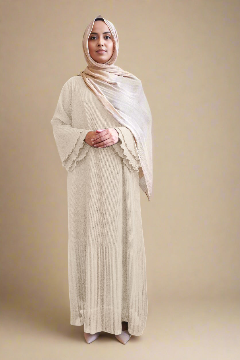 Yasmin Pleated Abaya (3 Colors)