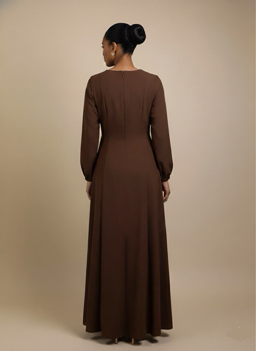 Laila Linen blend Dress- (5 Colors)