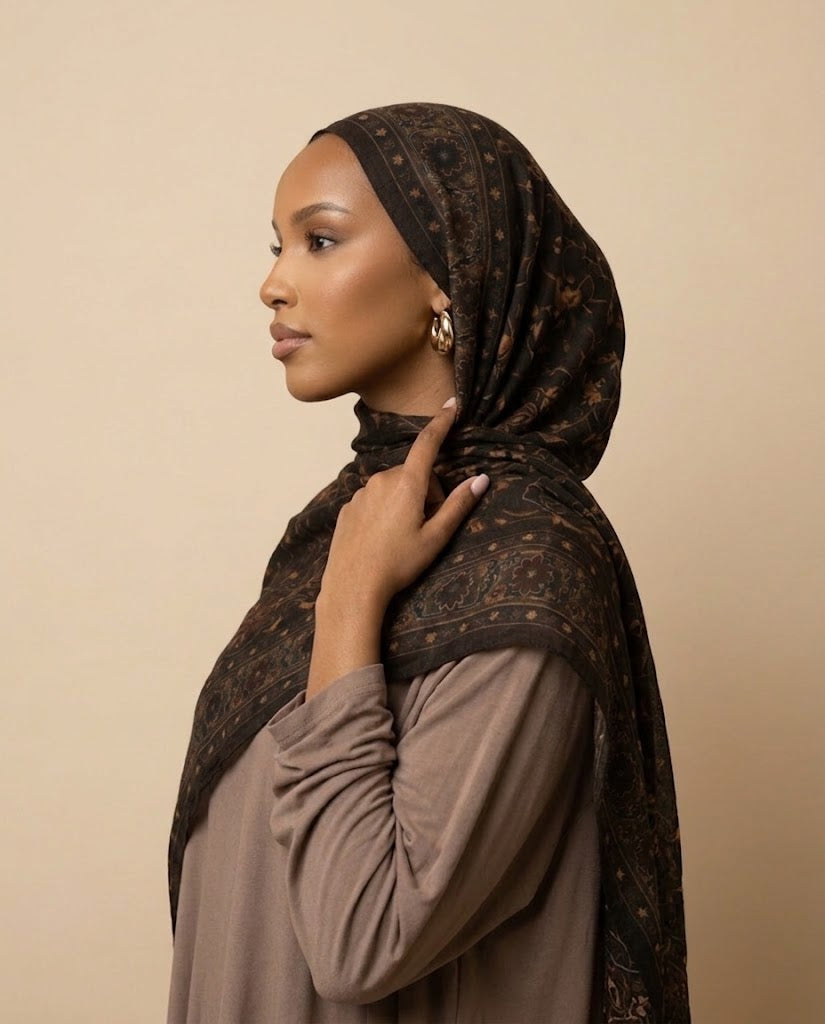 Espresso Heritage Modal Hijab
