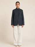 Kardawaiyah Mandarin Blazer Top