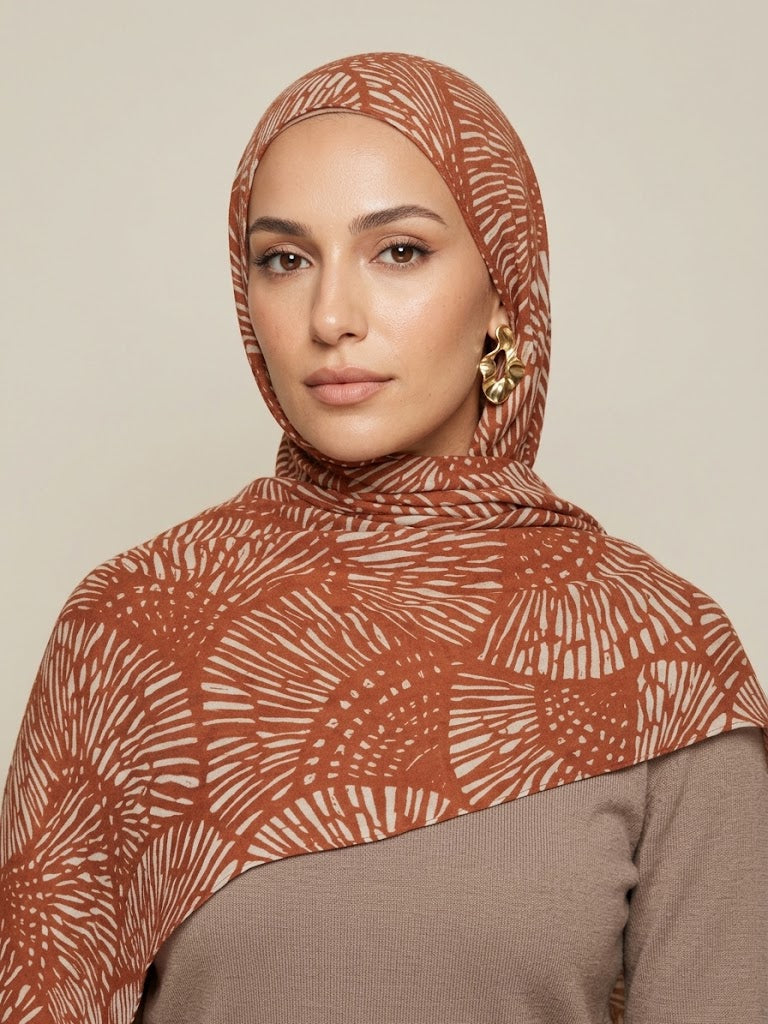 Autumn Weave Modal Hijab